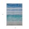 Homeroots 8' X 10' Sky Blue Striped Washable Indoor Outdoor Area Rug 608142 - alternate 8
