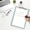 Acrimet 3 Pack Clipboard Letter Size Low Profile Clip & Side Rulers, Durable Plastic, Clear Green, 3PK 134.5 - alternate 6