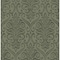 Chesapeake Adavu Dark Green Damask Wallpaper 4148-27440 - alternate 1