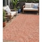 Homeroots 5' X 8' Salmon Gray And Ivory Polka Dot Washable Indoor Outdoor Area Rug 599083 - alternate 1