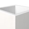 Leisuremod Fern Fiberstone & MGO Clay Square Fern Planter - Weather Resistant, Indoor/Outdoor with Drainage FLP9W - alternate 6