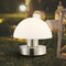Jonathan Y Zoe 5.75" Modern Minimalist Iron Rechargeable Integrated Portable LED Table Lamp, Nickel/White JYL7113B - alternate 13