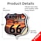 Signmission Route Us 66 Sunset, 12 inch X 12 inch, Vinyl Decal, 2PK SHI-D-2PACK-12-482 - alternate 5