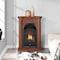 Procom Heating Dual Fuel Vent Free Gas Fireplace System, 15,000 BTU, T-Stat Control, Walnut Finish PCS150T-3W - alternate 3