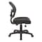 Office Star Products EM Series Mesh Screen Back Task Chair with Fabric Seat, Black em2910 - alternate 8
