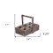 Homeroots 14" Brown Solid Wood Box 488032 - alternate 4