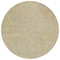 Homeroots 8' Ivory And Brown Round Abstract Washable Indoor Outdoor Area Rug 597048 - alternate 6