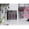 Vdomdoors Front Exterior Prehung Aluminum Double Doors Ronex1205 Bronze Oak 2 Sidelights and Top Transom RONEX1205DEXD-OAK-W16+72+16xH80+16-RH-O - alternate 2