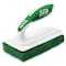Libman Tile and Tub Scrub, Recycled Plastic Abrasive, 6 in L, 3 in W, Green/White 1161 - alternate 1