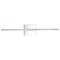 Jonathan Y Makena 28" Modern Minimalist Dimmable Integrated LED Metal Wall Sconce, Chrome JYL7022A - alternate 14
