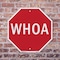 Signmission Whoa, 10 Inch X 10 Inch, Aluminum Metal Signs OC-A-10-63 - alternate 5
