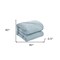 Homeroots Blue Queen Polyester 180 Thread Count Washable Down Comforter Set 528974 - alternate 7