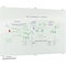 Mooreco Magnetic, Glass Board, 47.24"Hx94.49"W, Grn 83846-GREEN - alternate 1
