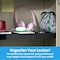 Lockermate Adjust-A-Shelf Locker Shelf, Extends to Fit Your Locker, Black, 2-Pack 5024-BLK-2PK - alternate 5