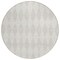 Homeroots 8' Ivory And Beige Round Geometric Washable Indoor Outdoor Area Rug 577057 - alternate 9