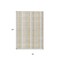 Homeroots 8' X 10' Ivory Beige And Tan Plaid Washable Indoor Outdoor Area Rug 613972 - alternate 9