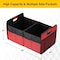Simple Deluxe Car Trunk Organizer, 2 Compartments Collapsible Trunk Storage, Anti-slip Design, Made of Waterproof AAORGNTRUNK2OXRED - alternate 6