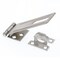 Prime-Line Door and Gate Safety Hasp Hinge Latch with Fixed Staple 4-3/8 inch with Screws Stainless Steel U 117171 - alternate 1