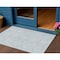 Homeroots 3' X 5' Sky Blue And Ivory Geometric Washable Indoor Outdoor Area Rug 610853 - alternate 1