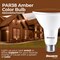 Bulbrite 90-W Equivalent, Amber Color PAR38 Weatherproof Outdoor E26 Medium Base Flood LED Light Bulb COLOR 861907 - alternate 9