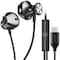 Delton Stereo Earbuds with USB Type-C - Black 15EC - alternate 1