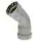 Viega MegaPressG 45 elbow P1 1 P2 1 carbon steel zinc-nickel coating 25241 - alternate 1