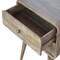 Homeroots 22" Gray Solid Wood Two Drawer Nightstand 651528 - alternate 13