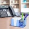Acrimet Desktop Organizer Pencil, Pen, Paper, Clip, Caddy Holder (Plastic) (Paper Included) (C.Blue Color) 954.2 - alternate 7