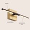 Jonathan Y McKenna 16.25" Modern Minimalist Dimmable Integrated LED Metal Wall Sconce, Oil Rubbed Bronze/Brass G JYL7039F - alternate 13