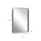 Homeroots 50" Silver Metal Framed Standing Mirror 564484 - alternate 4
