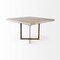Homeroots Modern Square Wood and Gold Dining Table 397606 - alternate 5