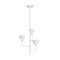 Hudson Valley Lighting Alora 20.25 in. Chandelier White Plaster 1283-WP - alternate 4