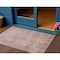 Homeroots 3' X 5' Blush And Pink Abstract Washable Indoor Outdoor Area Rug 616220 - alternate 1