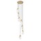 Z-Lite Aimie 7-Light Chandelier, 18 in W x 16 in H, Modern Gold 828P7-7R-MGLD - alternate 7