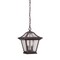 Homeroots Antique Bronze Birdhouse Shape Outdoor Hanging Light 397978 - alternate 5