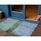 Homeroots 3' X 5' Blue And Lime Green Abstract Washable Indoor Outdoor Area Rug 618601 - alternate 1