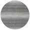 Homeroots 8' Gray And Charcoal Round Abstract Washable Indoor Outdoor Area Rug 599966 - alternate 7