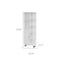 Homeroots 63in White Wood Accent Cabinet With Single Door 552293 - alternate 3