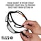 Klein Tools Safety Glasses, Clear Lens, Black/Orange Frame, Full-Frame 60470 - alternate 9