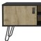 Homeroots 48" Beige and Black Cabinet Open And Enclosed Storage TV Stand 546401 - alternate 5