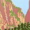 Homeroots 36" x 48" Zion National Park c1938 Vintage Travel Poster Wall Art 394383 - alternate 1