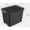 Sterilite 27 Gal./102L Black Stacker Storage Tote 14889004 - alternate 3