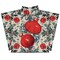 Homeroots 6" x 6" Blue And Red Vinyl Arabesque Peel And Stick Removable Tiles 569219 - alternate 9