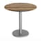 Flash Furniture Commercial All-Weather 31.25" Natural HPL Tabletop with Silver RD Base ST-RD31-NAT-TR18S-GG - alternate 9