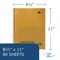 Roaring Spring Case of Wirebound Notebooks, 11"x8.5", 80 sheets of Green-tint Paper, 5x5 graph, brown kraft cover, PK24 11209cs - alternate 5