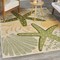 Homeroots 5' X 8' Green Yellow And Blue Starfish Indoor Outdoor Area Rug 548052 - alternate 9