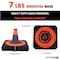 Traffic Kontrol 28in Collapsible Traffic Road Cone, 2 Reflective Collars, Orange Without LED, 1PC TKTCC-28-7-OR-2C - alternate 4