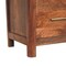 Homeroots 22" Brown Solid Wood Two Drawer Nightstand 701739 - alternate 6