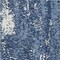 Homeroots 9' X 12' Denim Blue And Ivory Abstract Washable Indoor Outdoor Area Rug 612933 - alternate 6