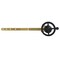 Kingston Brass Front Mount Toilet Tank Lever with Knurled Handle, Matte Black KTRNK0 - alternate 1